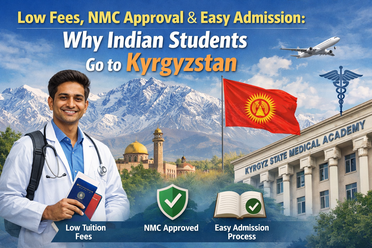Low Fees, NMC Approval & Easy Admission: Why Indian Students Go to Kyrgyzstan